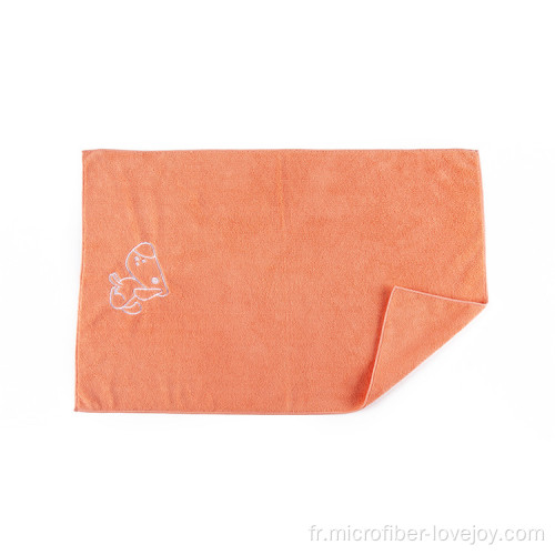 Serviette pour animaux de compagnie en microfibre douce et lavable serviette pour chien personnalisée